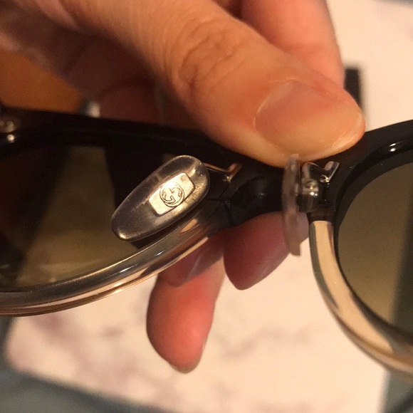 Authentic Gucci tortoise shell Sunglasses - Picture 8 of 9